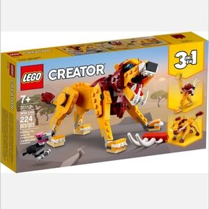 LEGO NIB 3in1 Wild Lion 31112 - 224 Pieces